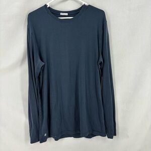 Stringking men’s xl flexsport Blue Crew Neck long sleeve T-Shirt shirt